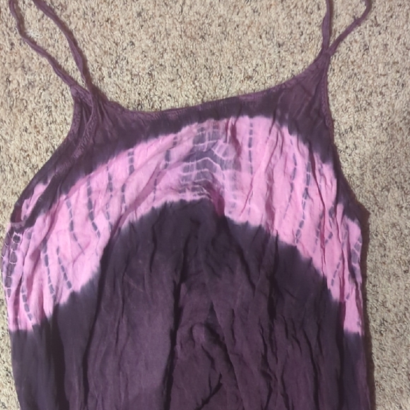Purple and Pink Tie-Dye Women One Piece - Picture 10 of 13